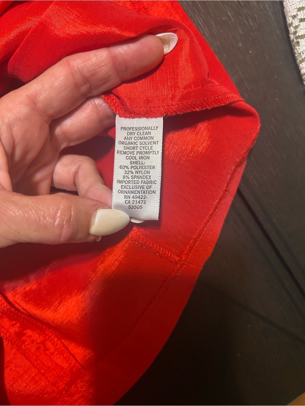 Cache Red One-Shoulder Ruffle Midi Dress - Picture 11 of 12